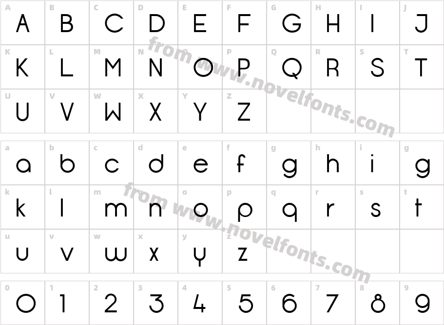 OpificioCharacter Map