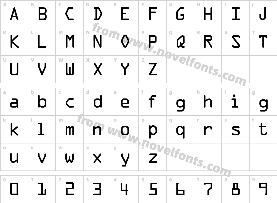 Optical C NormalCharacter Map