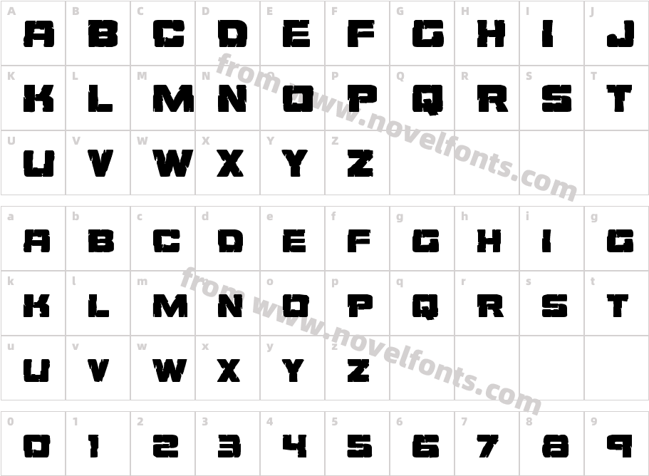 Ore Crusher RegularCharacter Map