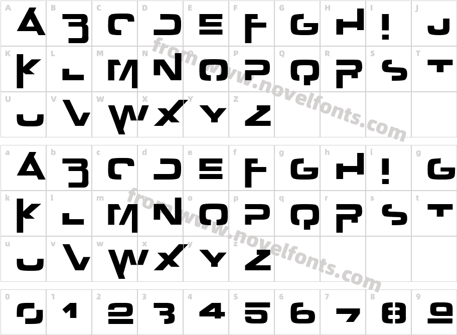 Outer zoneCharacter Map