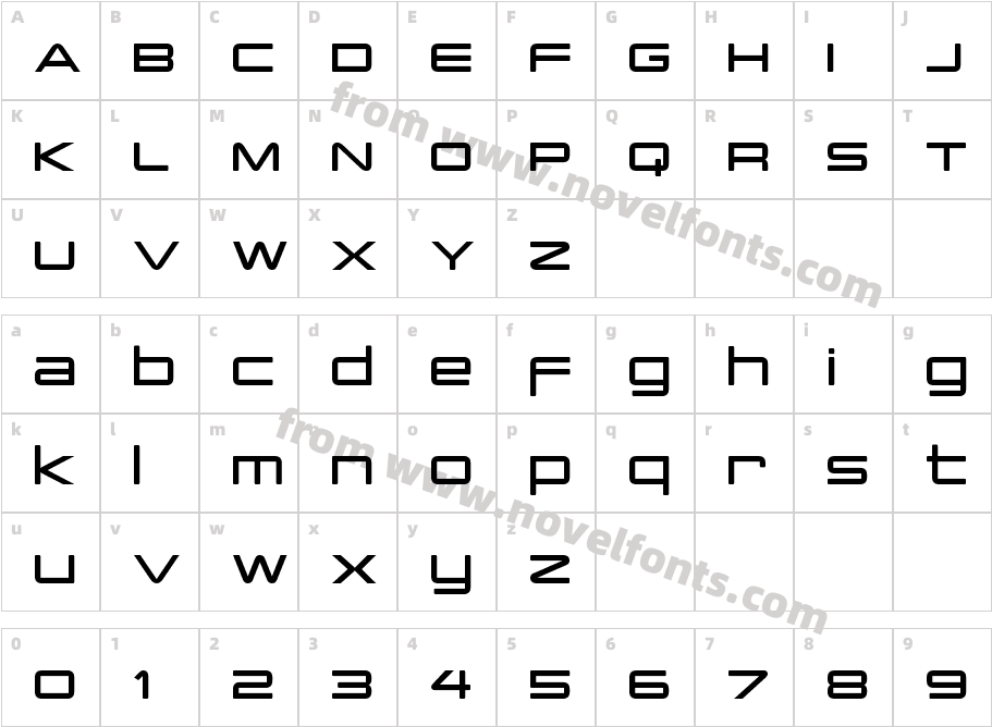 PCap TerminalCharacter Map