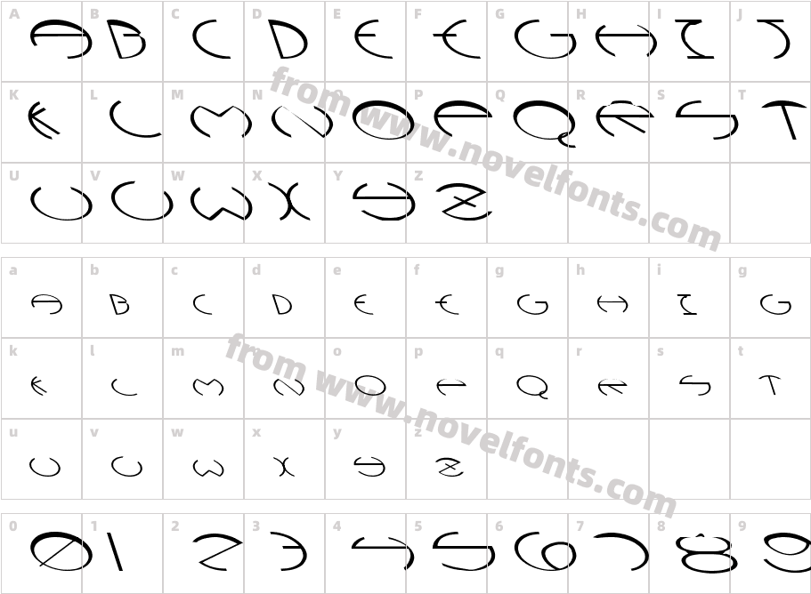 PC Rounders Large LeftyCharacter Map