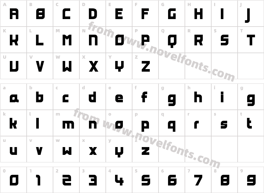 PEPPERMINTCharacter Map