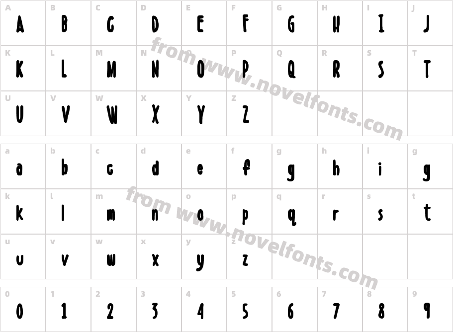 Boldenstein BLACKCharacter Map