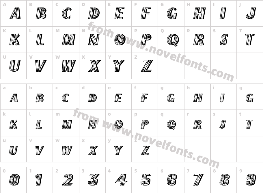 PICANTECharacter Map