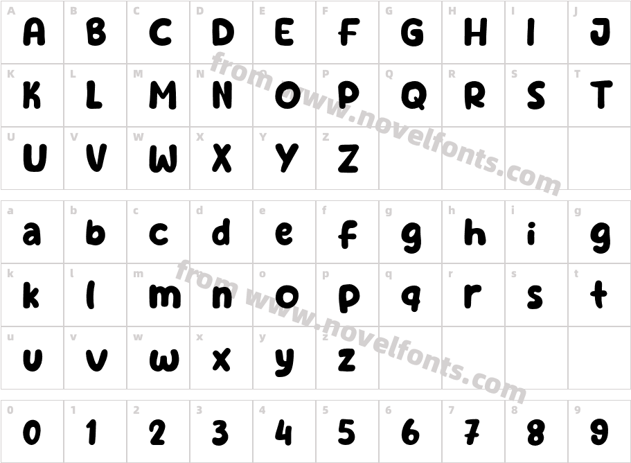 BolehCharacter Map