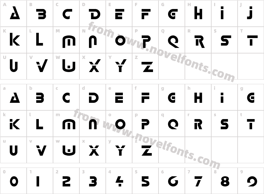 ParabelCharacter Map