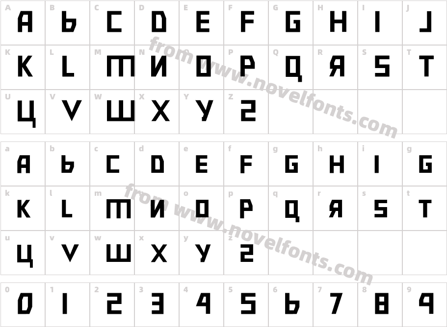 Bolshevik SuperlightCharacter Map