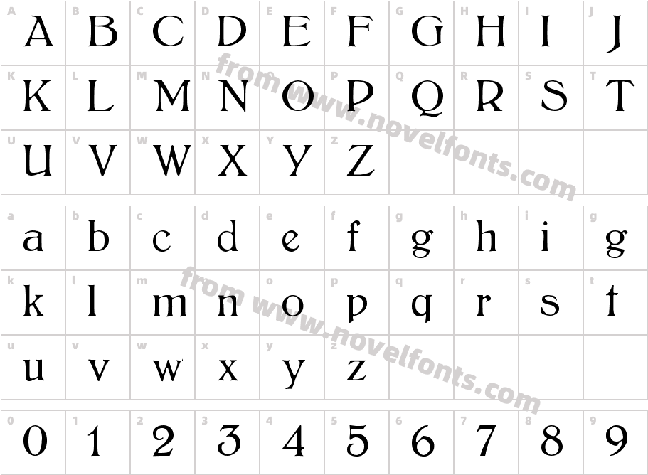 BoltonLightCharacter Map