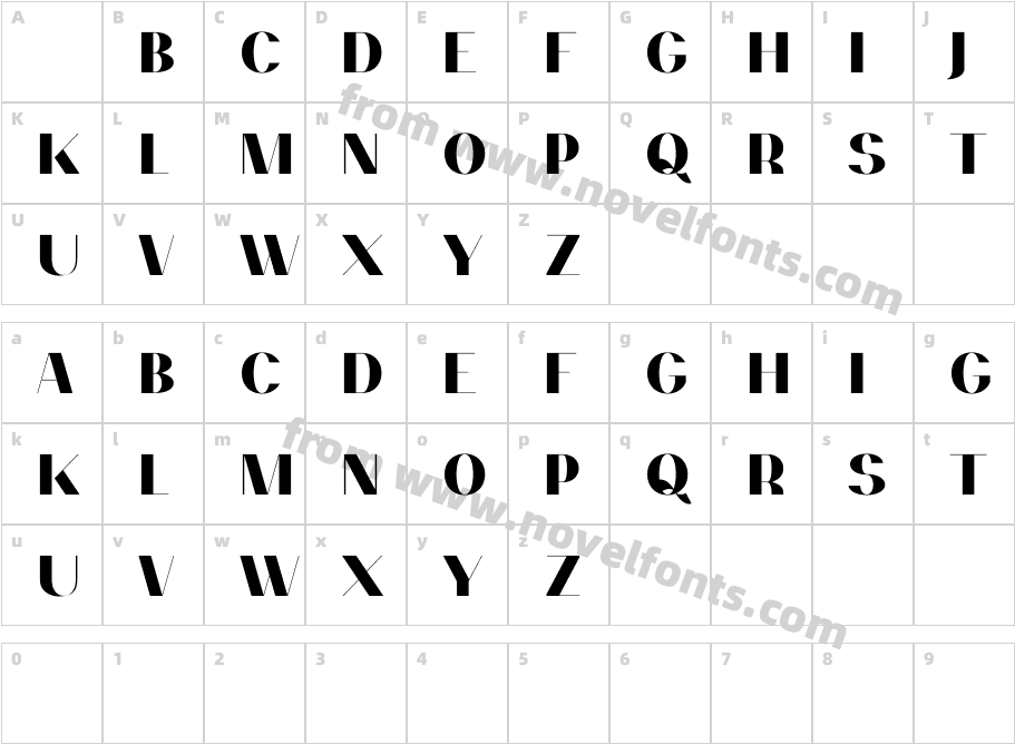 Passion SansP Dce Accent CenterCharacter Map