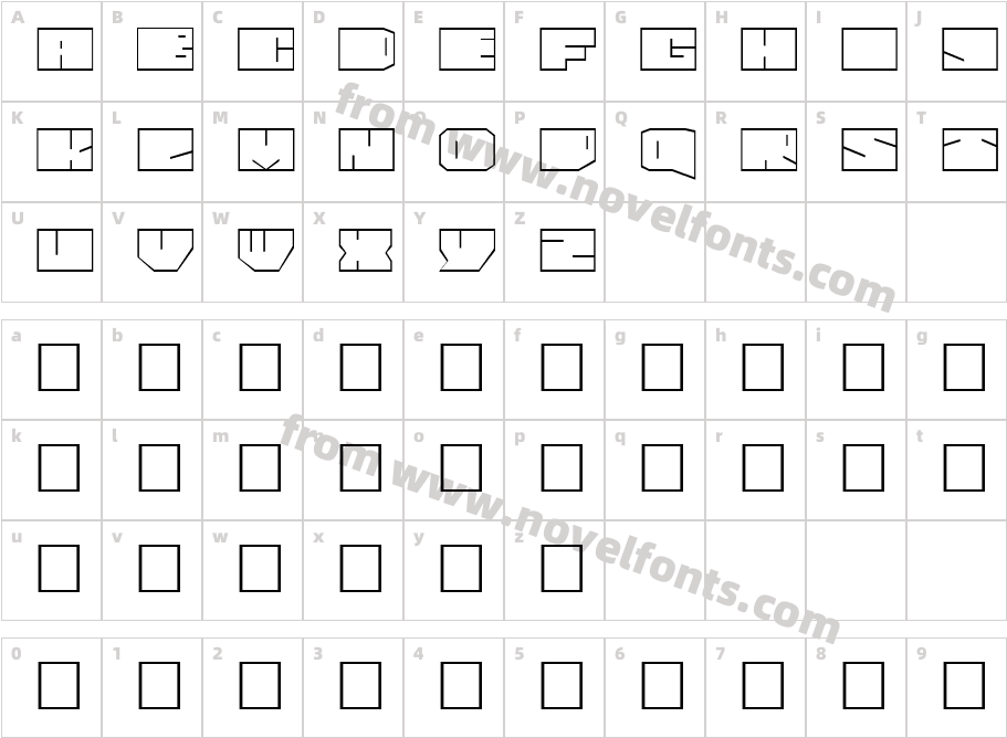 Paul BOXES NormalCharacter Map