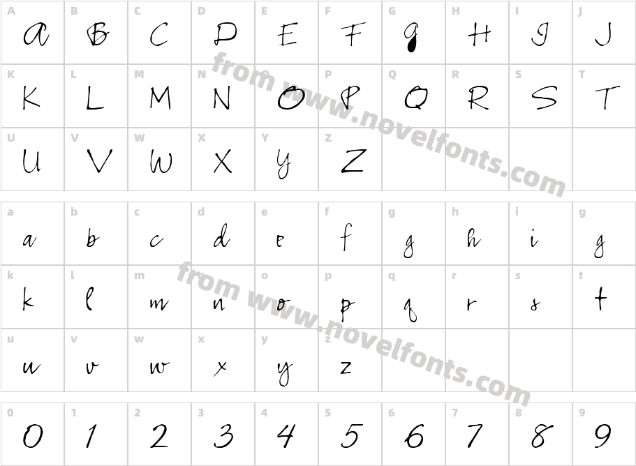 Pazalina NormalCharacter Map