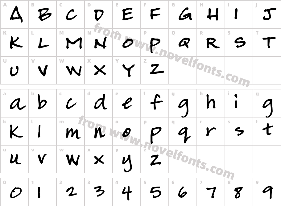 Pea HaylieCharacter Map