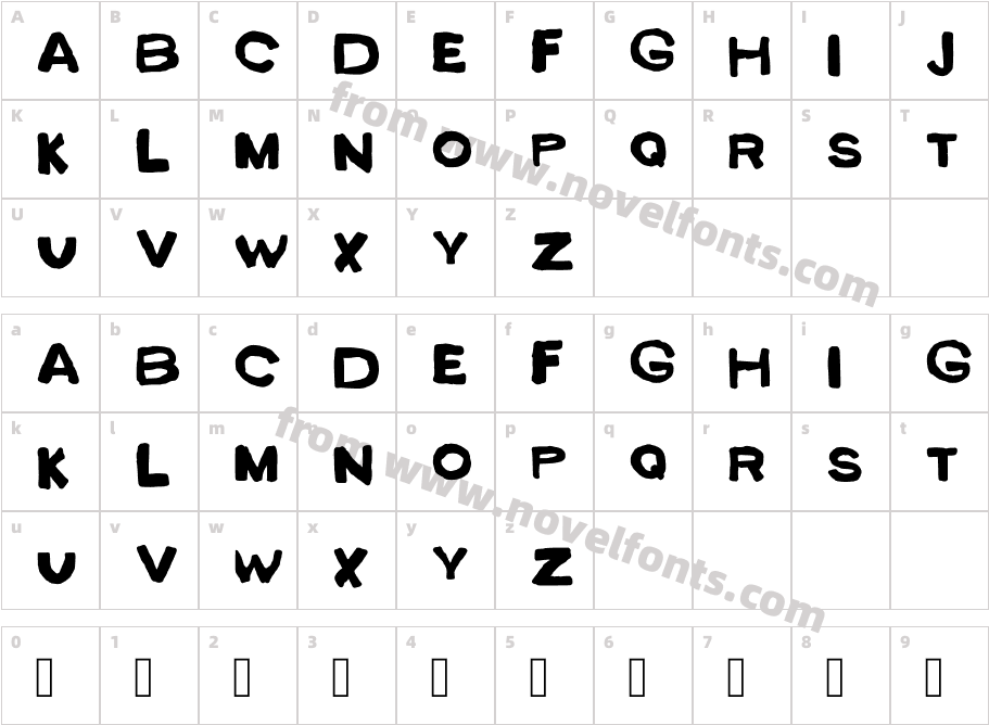 Bondage RegularCharacter Map