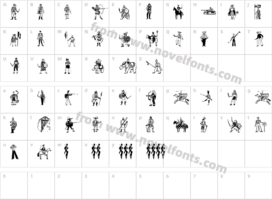 Peace Fighters TwoCharacter Map