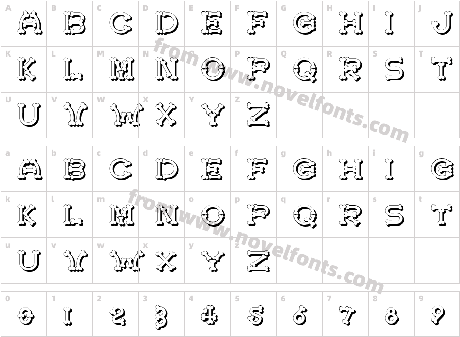 BonecrackershadowCharacter Map