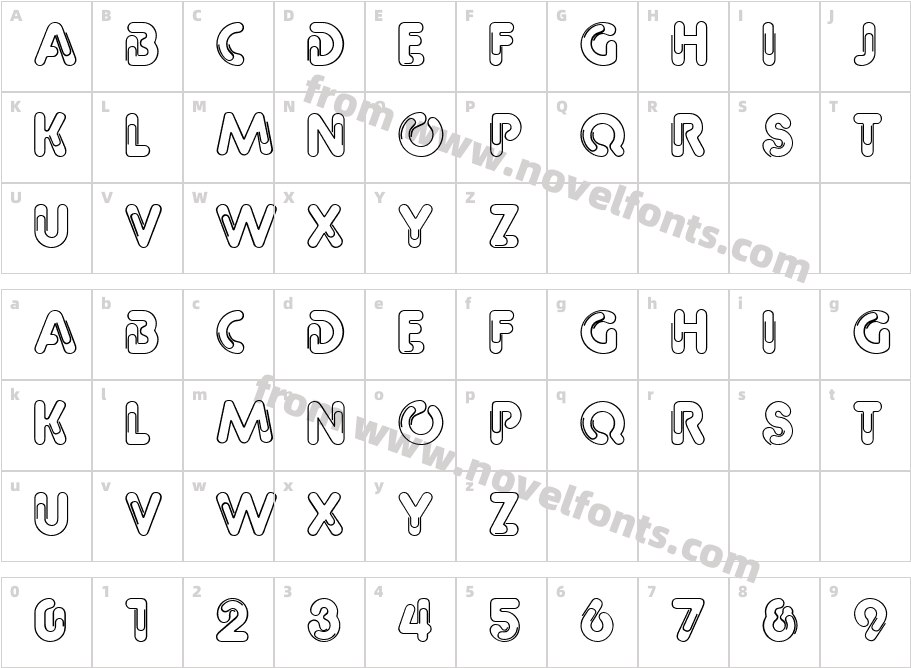 646-CAI978Character Map