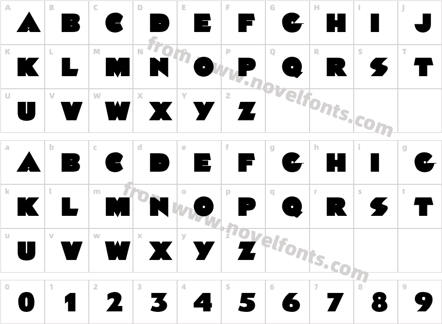 PharaoCharacter Map