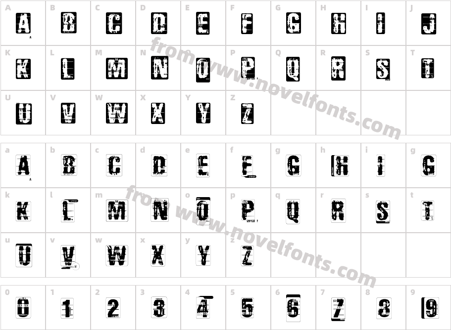 PhlaxCharacter Map