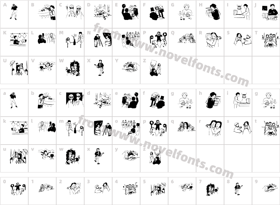 PhotographyCharacter Map