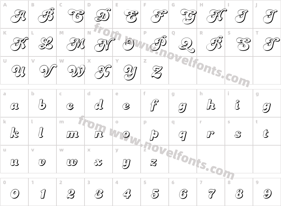 PicobelloCharacter Map