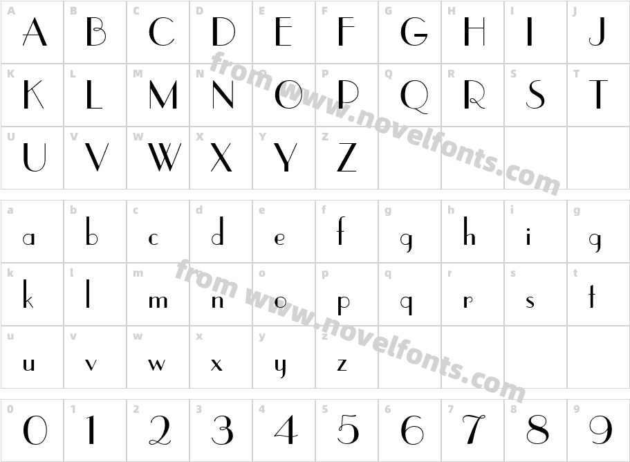 PictonCharacter Map