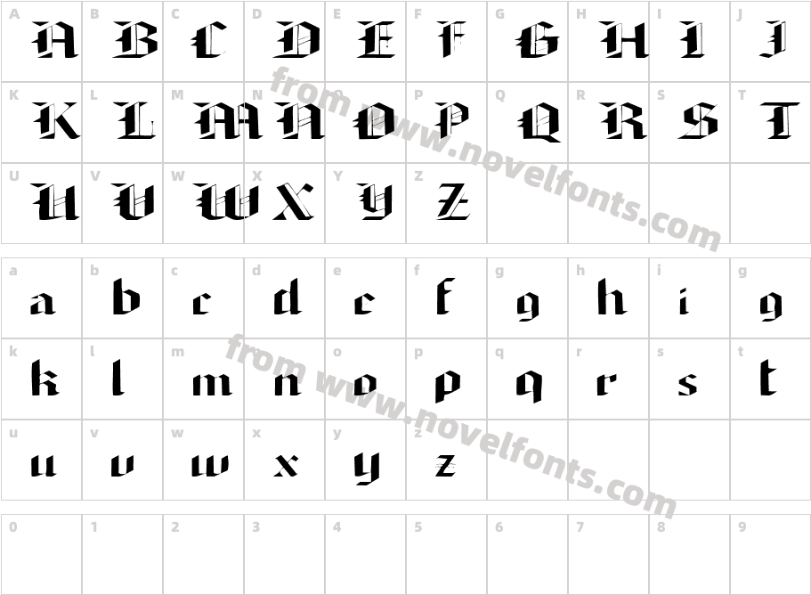 BonnevilleCharacter Map