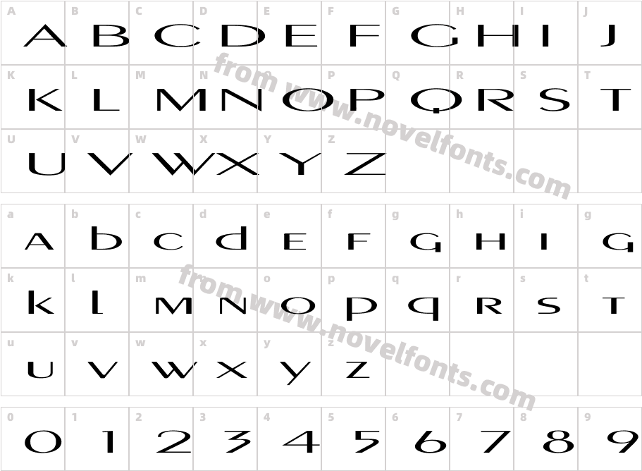 Pig Nose Typ ExCharacter Map