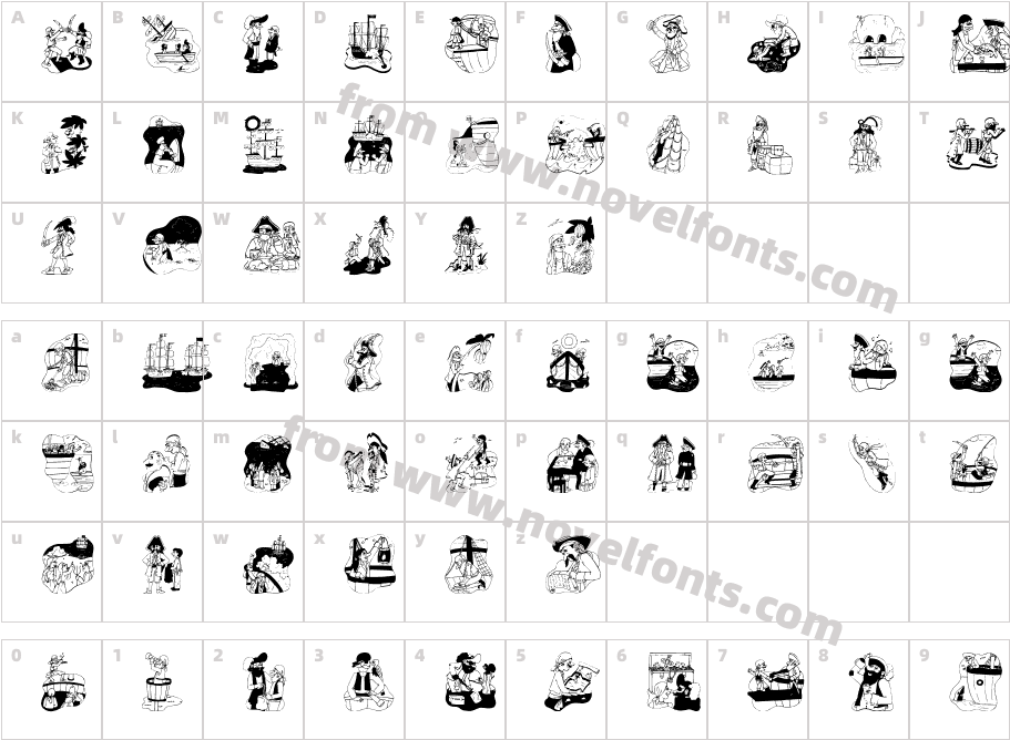 Pirates TwoCharacter Map