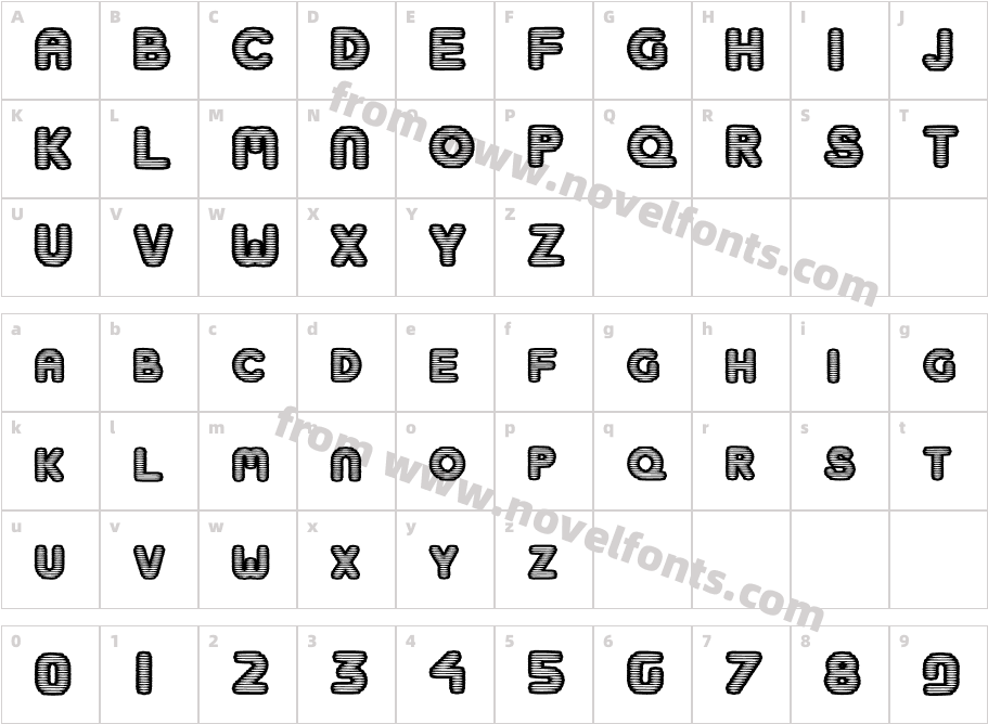 BoobToobCharacter Map