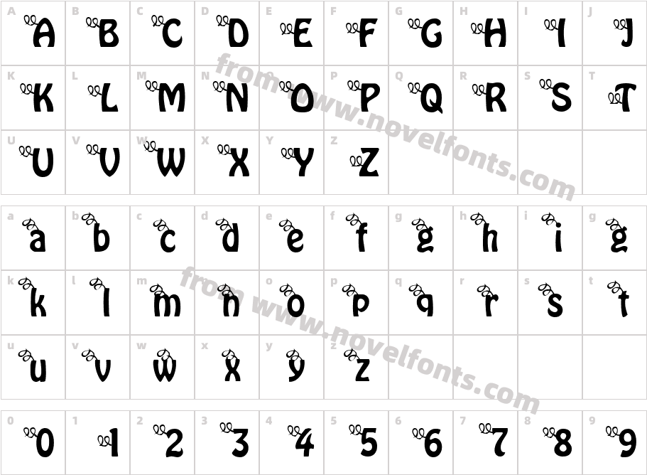 649-CAI978Character Map