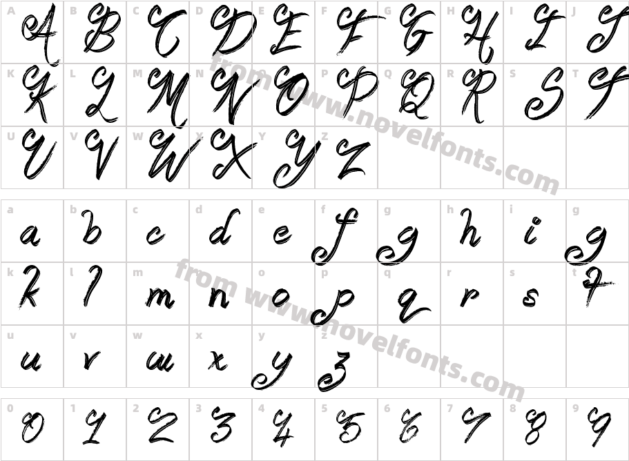 BoodayCharacter Map