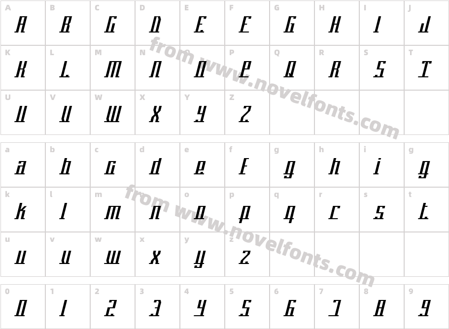 Platform Eight ConnectionCharacter Map