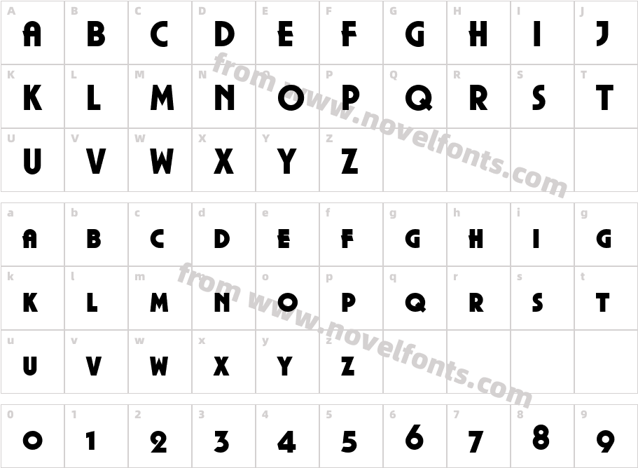 PlazaSCD UltrCharacter Map