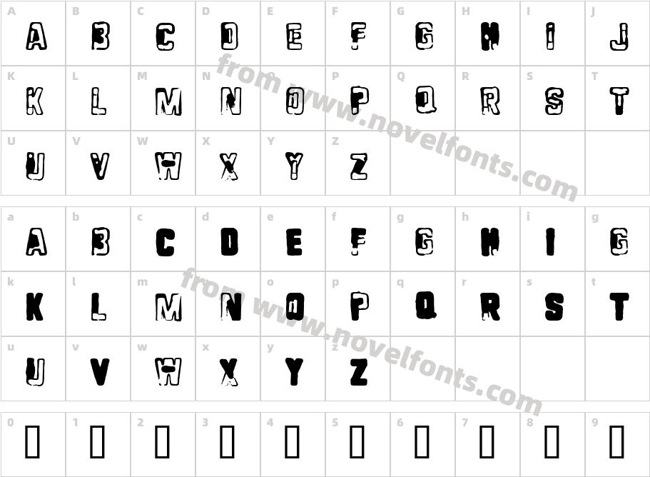 PluggerCharacter Map