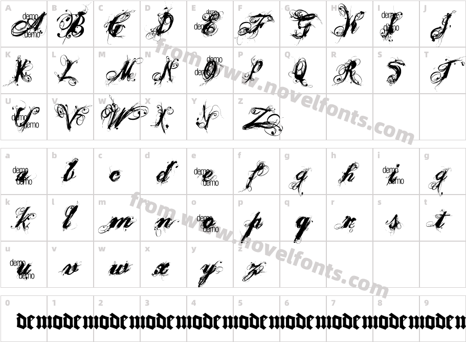 Poesie_ Noire_DEMOCharacter Map