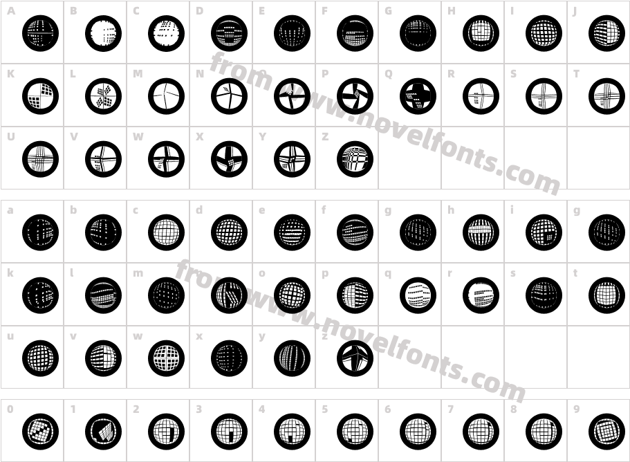 Poetic Rounds OneCharacter Map