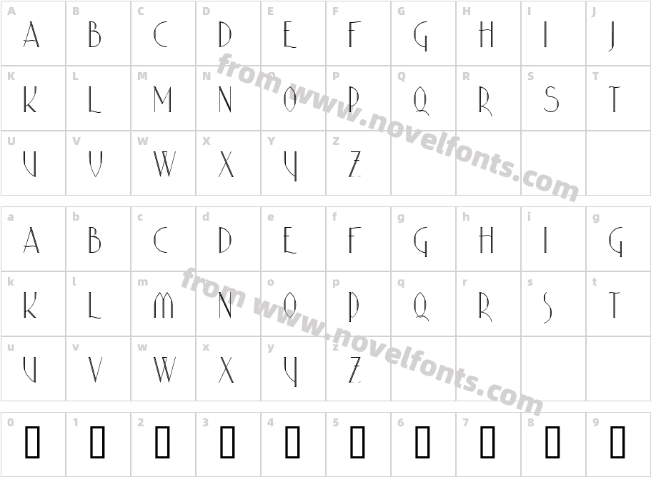 Poetry InlineCharacter Map