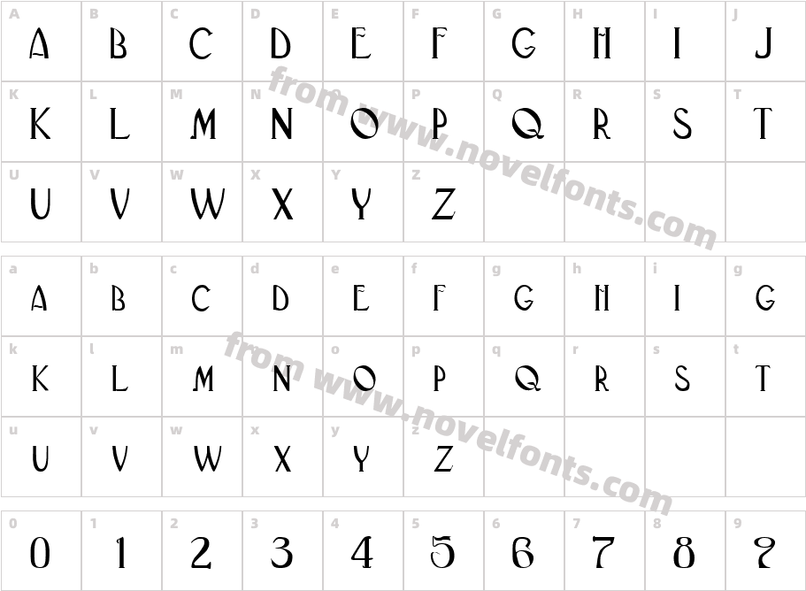 PoimenS CapsSSK RegularCharacter Map