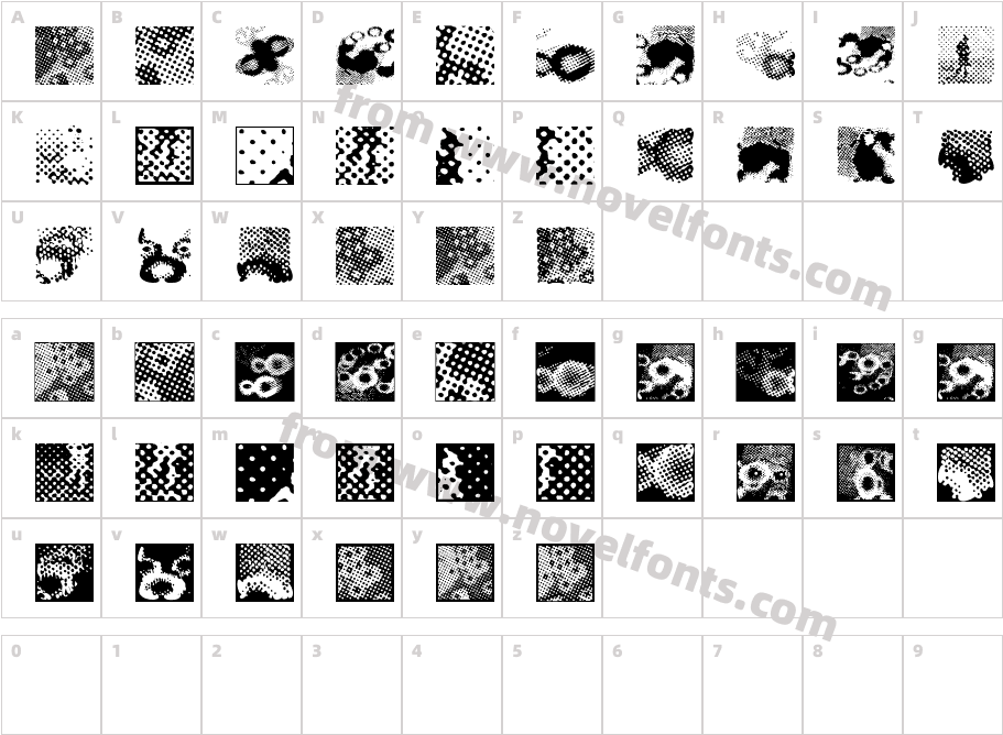 Pointilism ToolboxCharacter Map