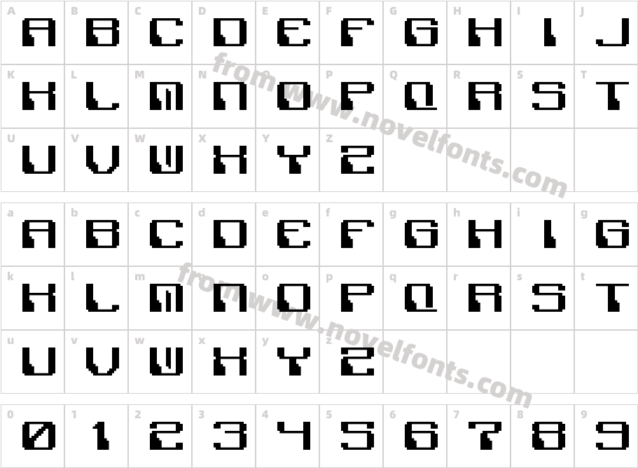 Polix Mono RegularCharacter Map