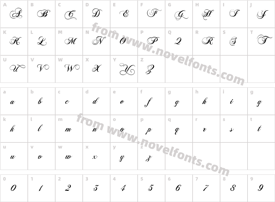 Polonaise NormalCharacter Map