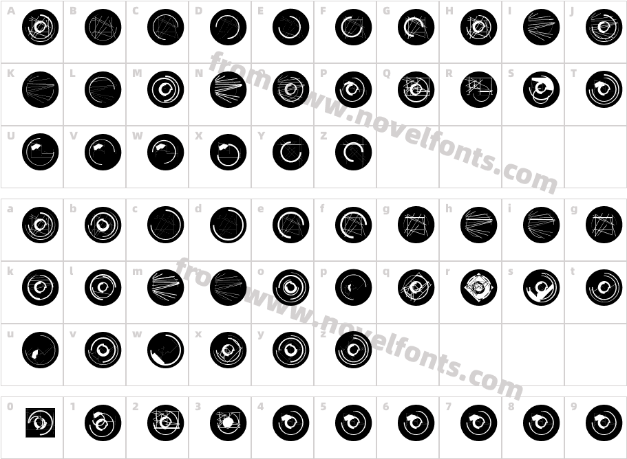 Post Constructivism InversCharacter Map