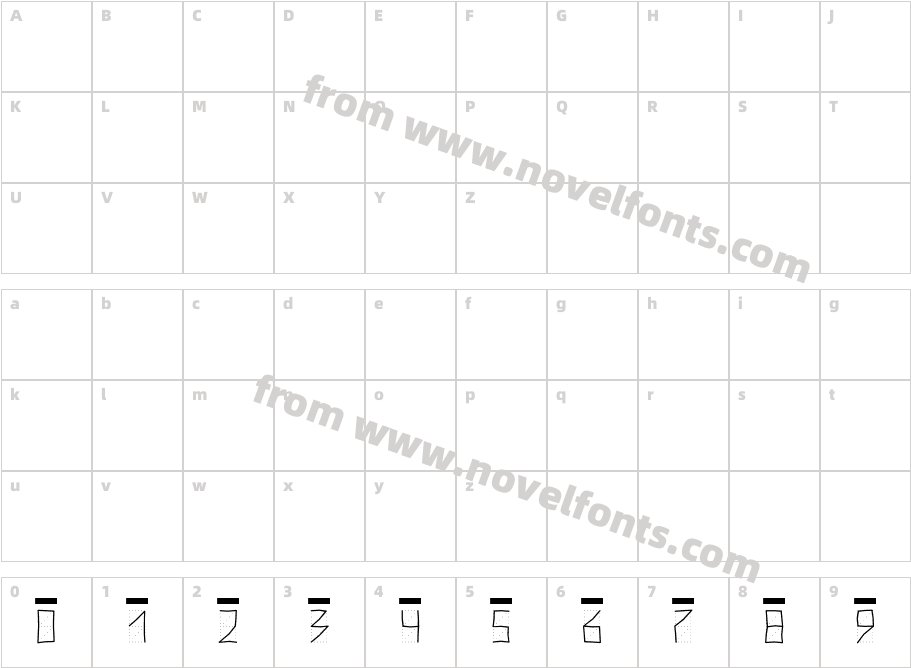 Post Index Hand3Character Map