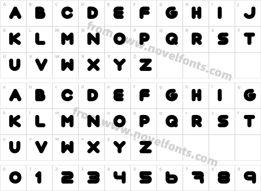 PouttuCharacter Map