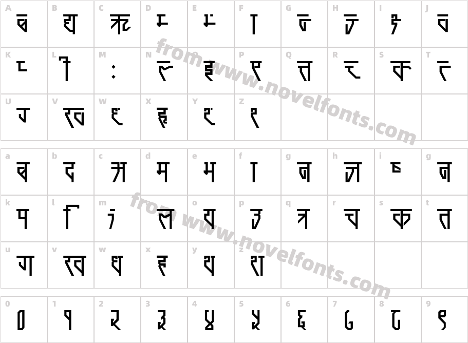 PrachinCharacter Map