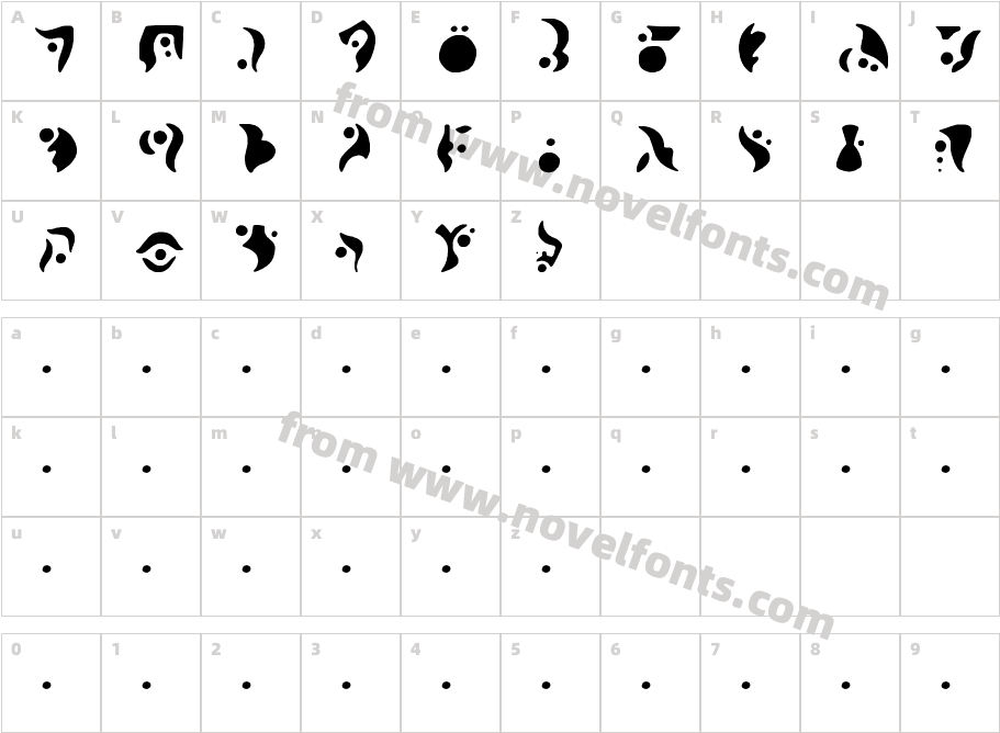 PrecursorCharacter Map