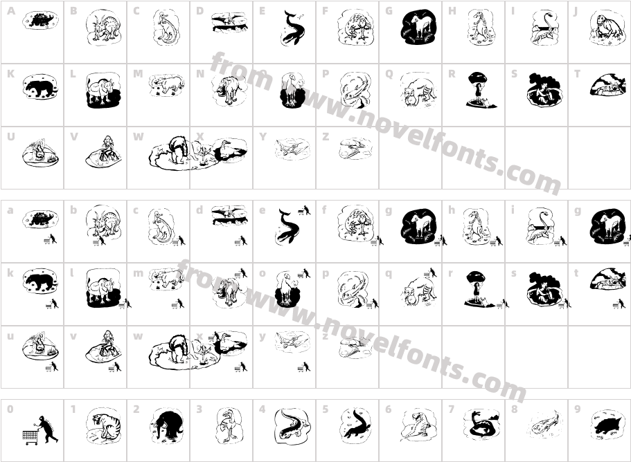 PrehistorishCharacter Map