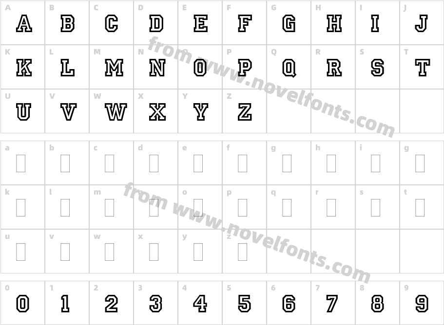 Princetown PlainCharacter Map