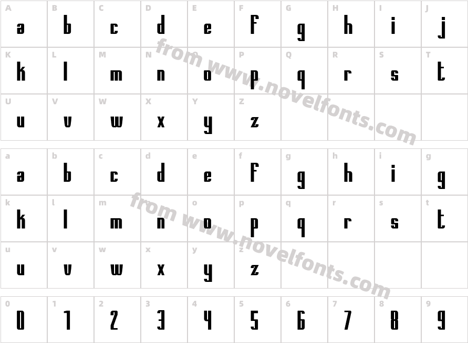 Printed Circuit BoardCharacter Map